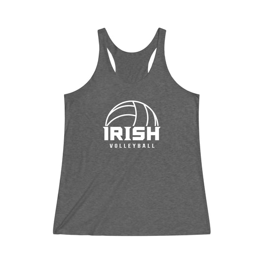 IRISH_VOLLEYBALL (graphic)-Women's Tri-Blend Racerback Tank