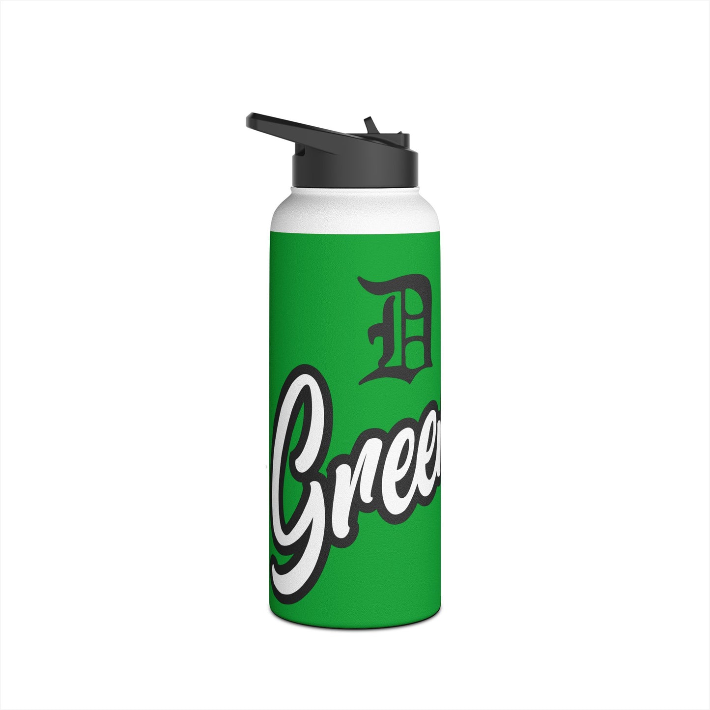 Copy of Green Sox Stainless Steel 32 0z. Water Bottle_green background — Sports Fan Insulated Bottle
