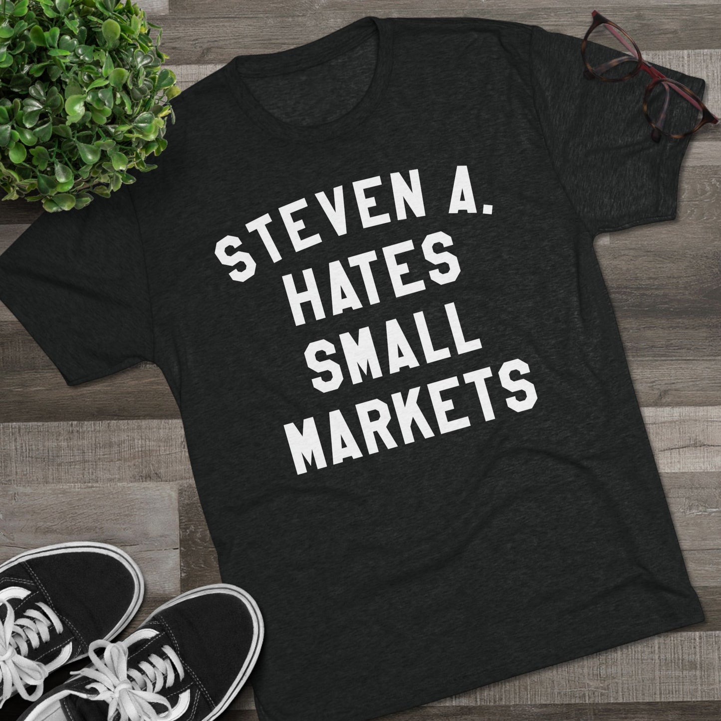 Copy of STEVEN A. HATES SMALL MARKETS-Unisex Tri-Blend Crew Tee