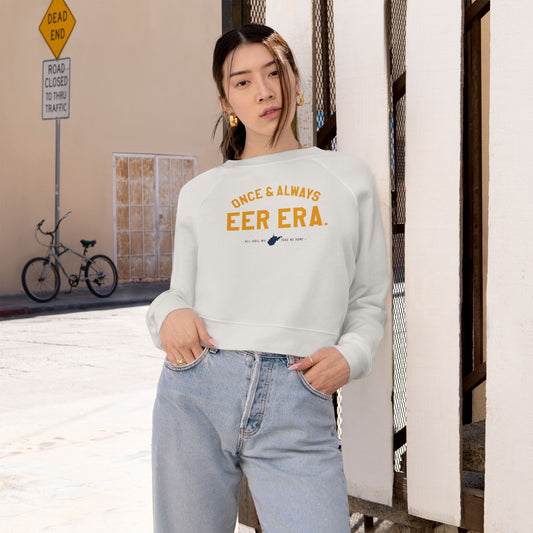 ONCE & ALWAYS. EER ERA. ALL HAIL WV. TAKE ME HOME. - Women's Cropped Fleece Pullover