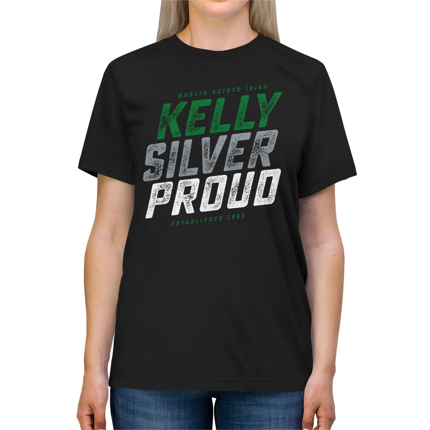 KELLY SILVER PROUD ESTABLISHED 1995 - Unisex Jersey Short Sleeve Tee