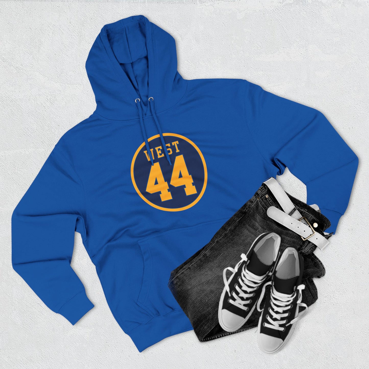 WEST 44 MEDALLION - Three-Panel Fleece Hoodie