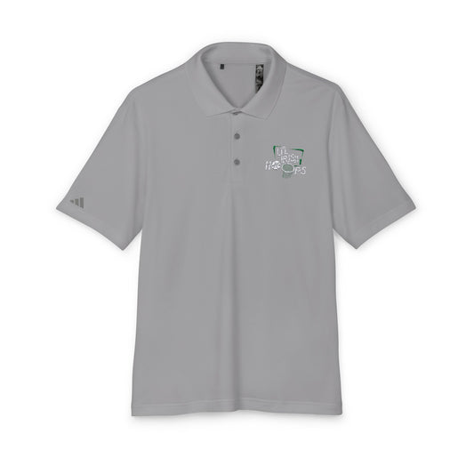 LITTLE IRISH HOOPS (logo)-adidas Unisex Performance Polo