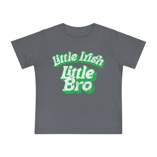 LITTLE IRISH LITTLE BRO (distressed) - Baby Short Sleeve T-Shirt