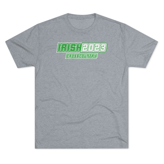 IRISH 2023_CROSS COUNTRY-Unisex Tri-Blend Crew Tee
