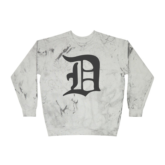 Script D-Unisex Color Blast Crewneck Sweatshirt