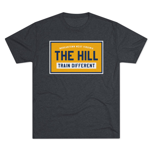 THE HILL_TRAIN DIFFERENT-Unisex Tri-Blend Crew Tee