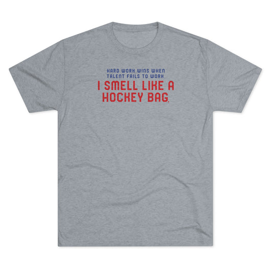 I SMELL LIKE A HOCKEY BAG-Unisex Mineral Wash T-Shirt