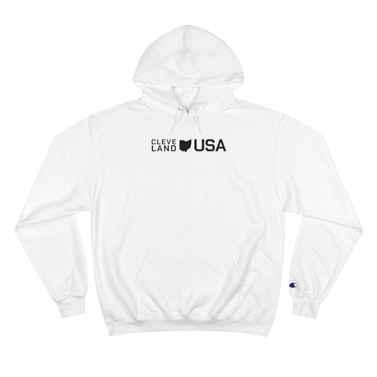 CLEVE LAND. USA (simple) – Champion Hoodie