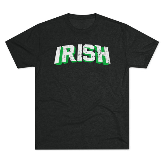 IRISH_DIMENSIONAL-ARCHED TYPE-DISTRESSED - Unisex Tri-Blend Crew Tee