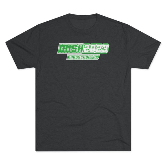 IRISH 2023_CROSS COUNTRY-Unisex Tri-Blend Crew Tee