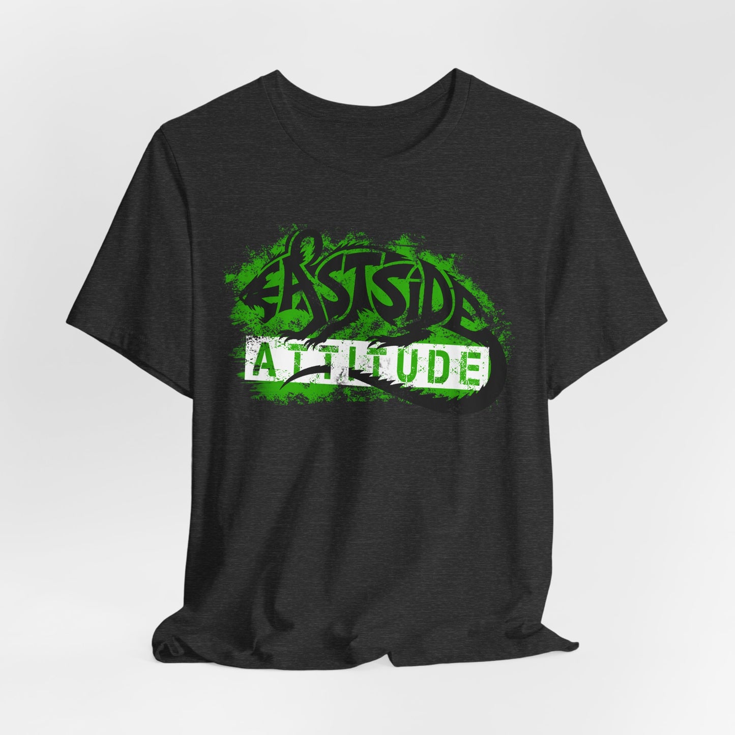 EASTSIDE ATTITUDE_Graphic Tee — distressed graphic Style T-Shirt