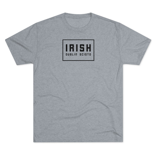 IRISH_DUBLIN SCIOTO_FRAME-Unisex Tri-Blend Crew Tee