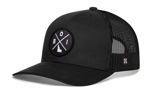 Boise Trucker Hat | Black BOI X Snapback