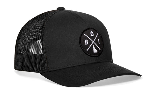 Boise Trucker Hat | Black BOI X Snapback