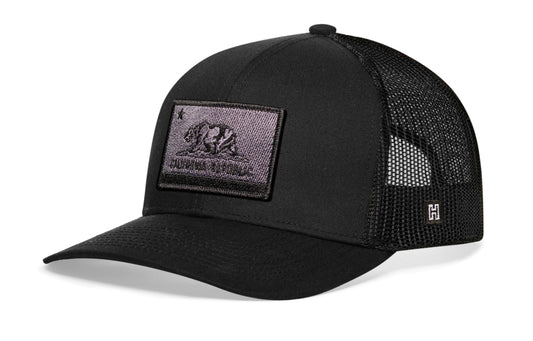 California Flag Trucker Hat | Black tactical Snapback