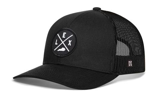 Lexington Trucker Hat | Black LEX X Snapback