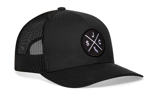 San Jose Trucker Hat | Black SJC X Snapback