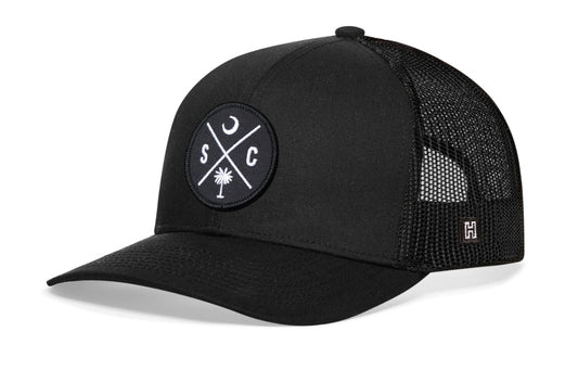 South Carolina Trucker Hat | Black SC X Snapback