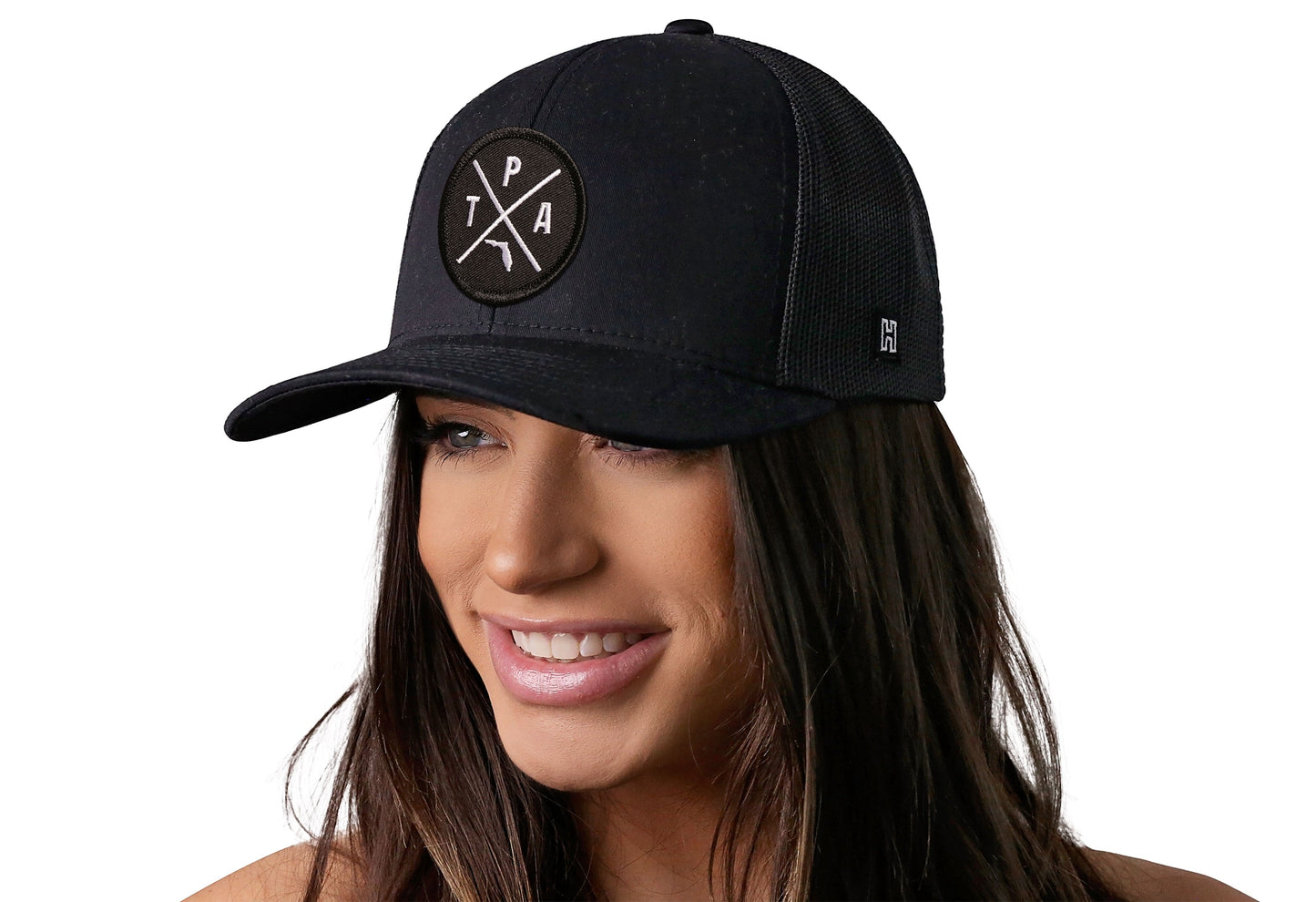 Tampa Trucker Hat  |  Black TPA X Snapback