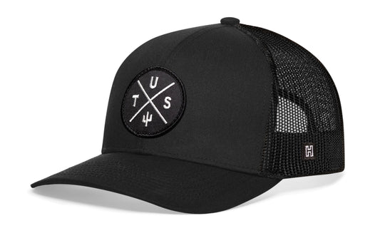 Tucson Trucker Hat | Black TUS X Snapback