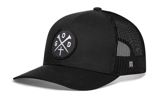 God Trucker Hat | Black GOD X Snapback