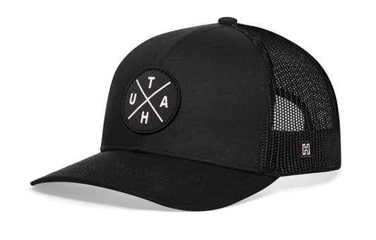 Utah Trucker Hat | Black UTAH X Snapback