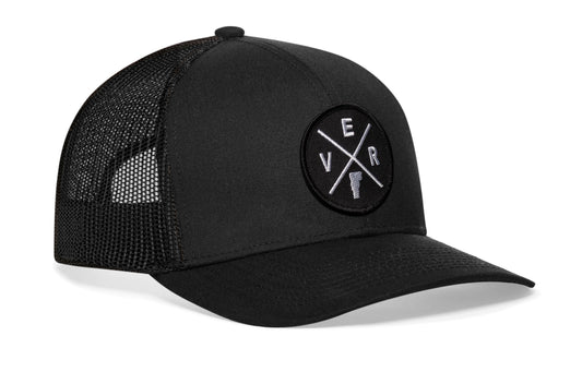 Vermont Trucker Hat | Black VER X Snapback