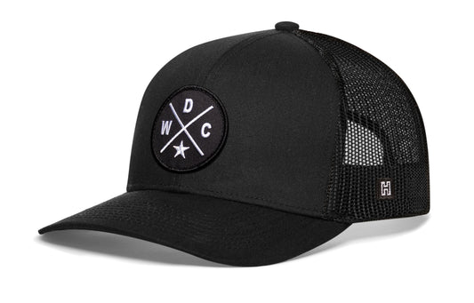 Washington DC Trucker Hat | Black WDC X Snapback