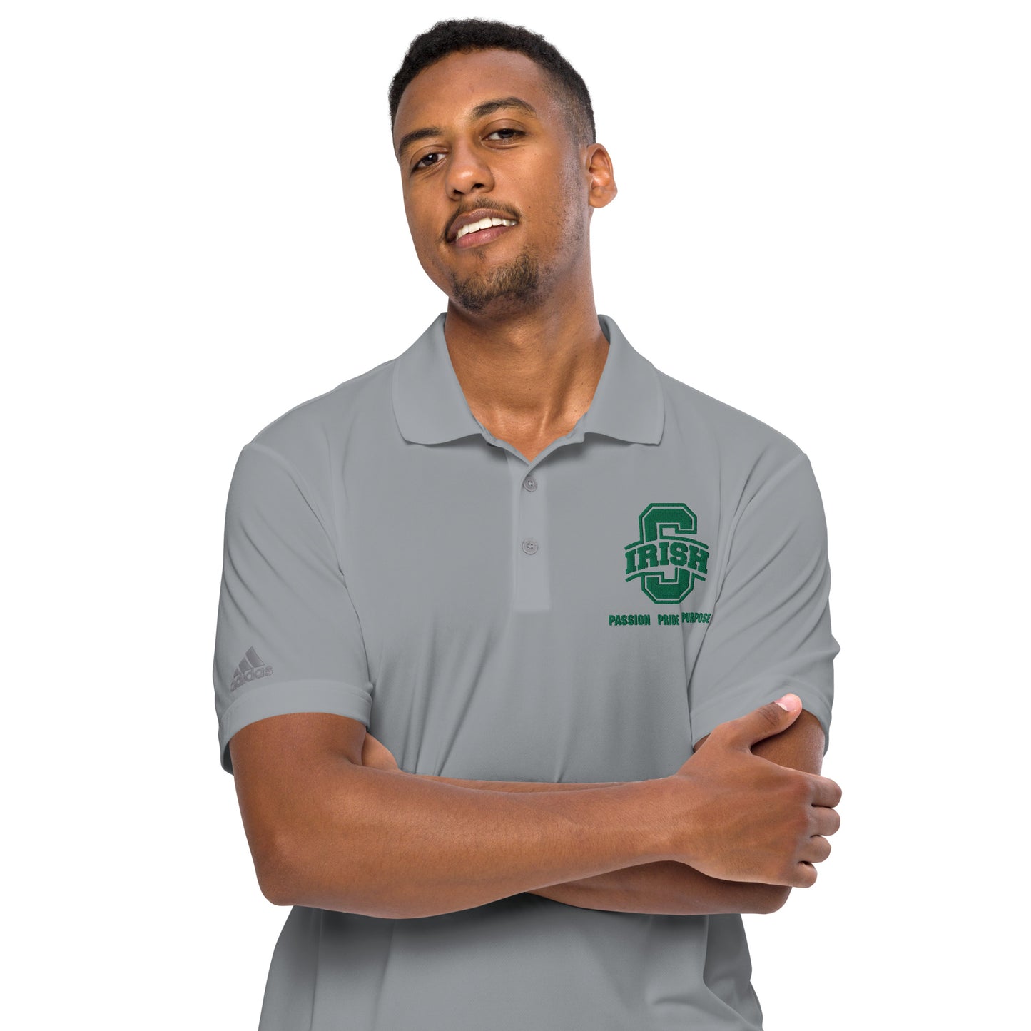 SCIOTO IRISH_PASSION PRIDE PURPOSE-adidas performance polo shirt