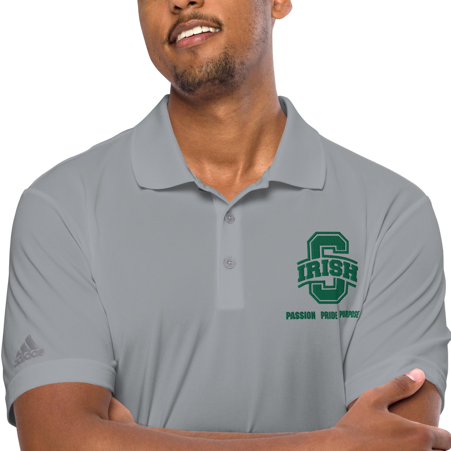 SCIOTO IRISH_PASSION PRIDE PURPOSE-adidas performance polo shirt