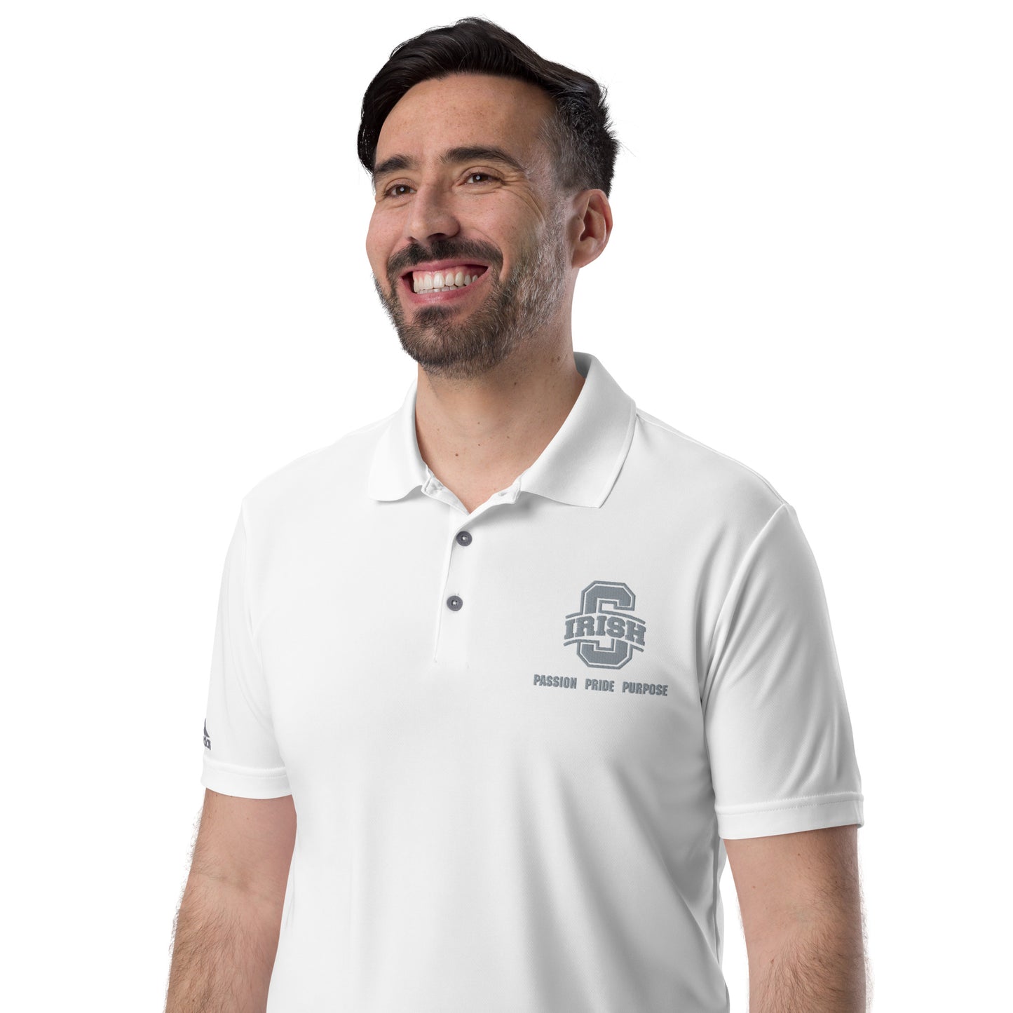 SCIOTO IRISH_PASSION PRIDE PURPOSE-adidas performance polo shirt