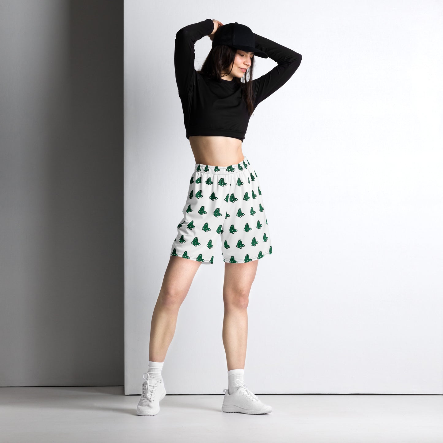 GREEN SOX icon pattern - Unisex mesh shorts