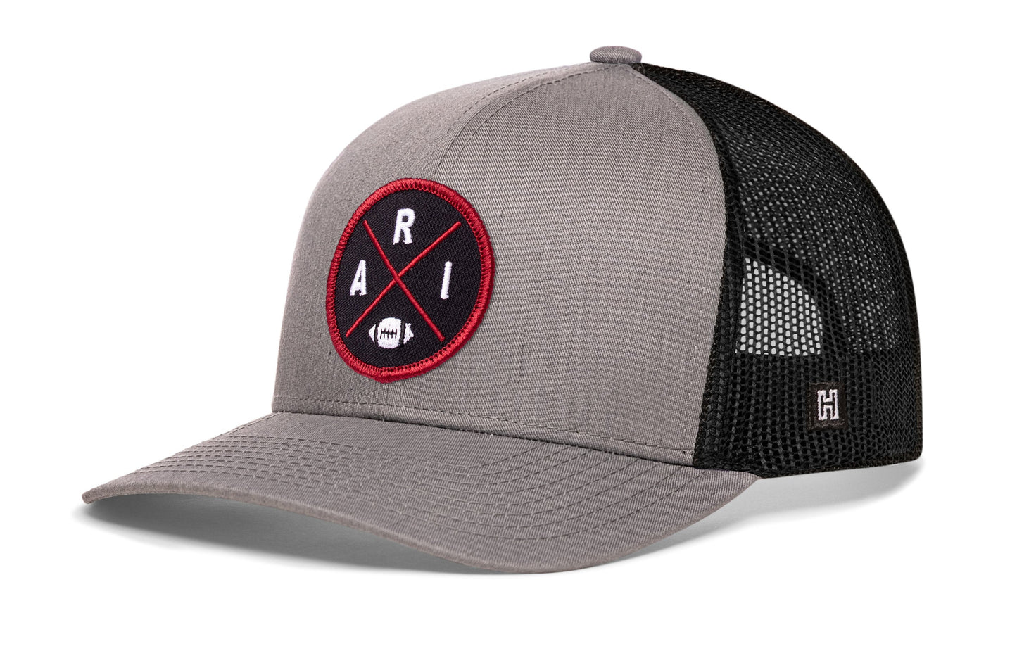 Arizona Trucker Hat  |  Black PHX X Football Snapback