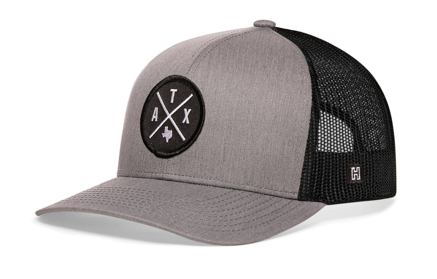 Austin Trucker Hat  |  Black ATX X Snapback