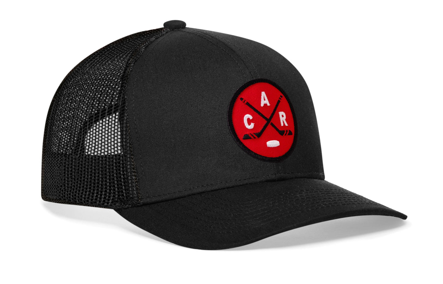 Carolina Hockey Trucker Hat  |  Red CAR X Snapback