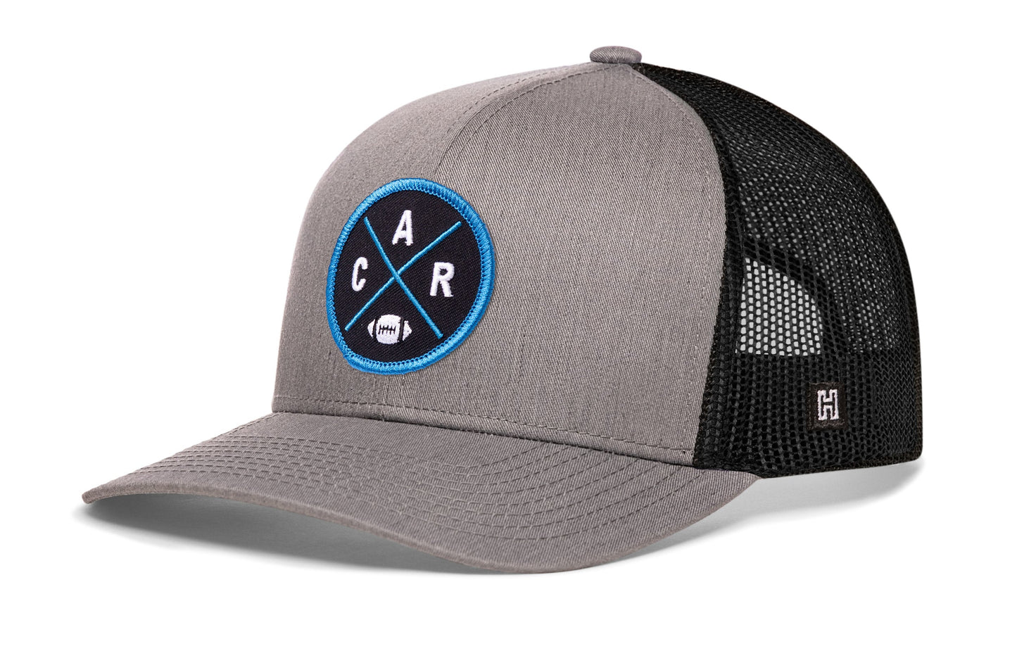 Carolina Trucker Hat  |  Black CAR X Football Snapback