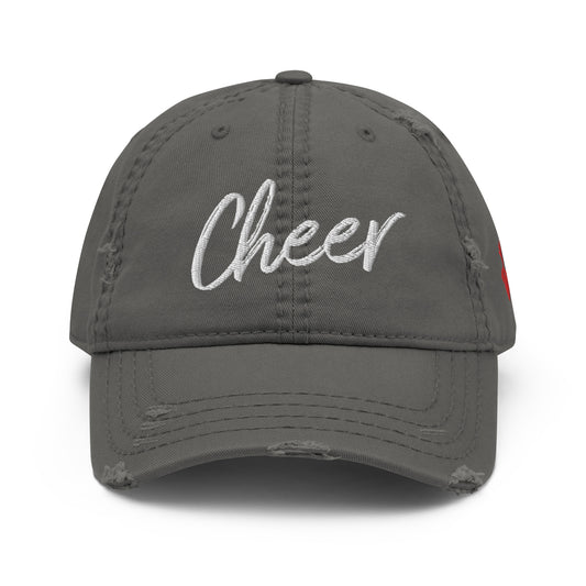 CHEER_TBC Identity (back)_TBC ICON (side)_(3 print areas)-Distressed Dad Hat