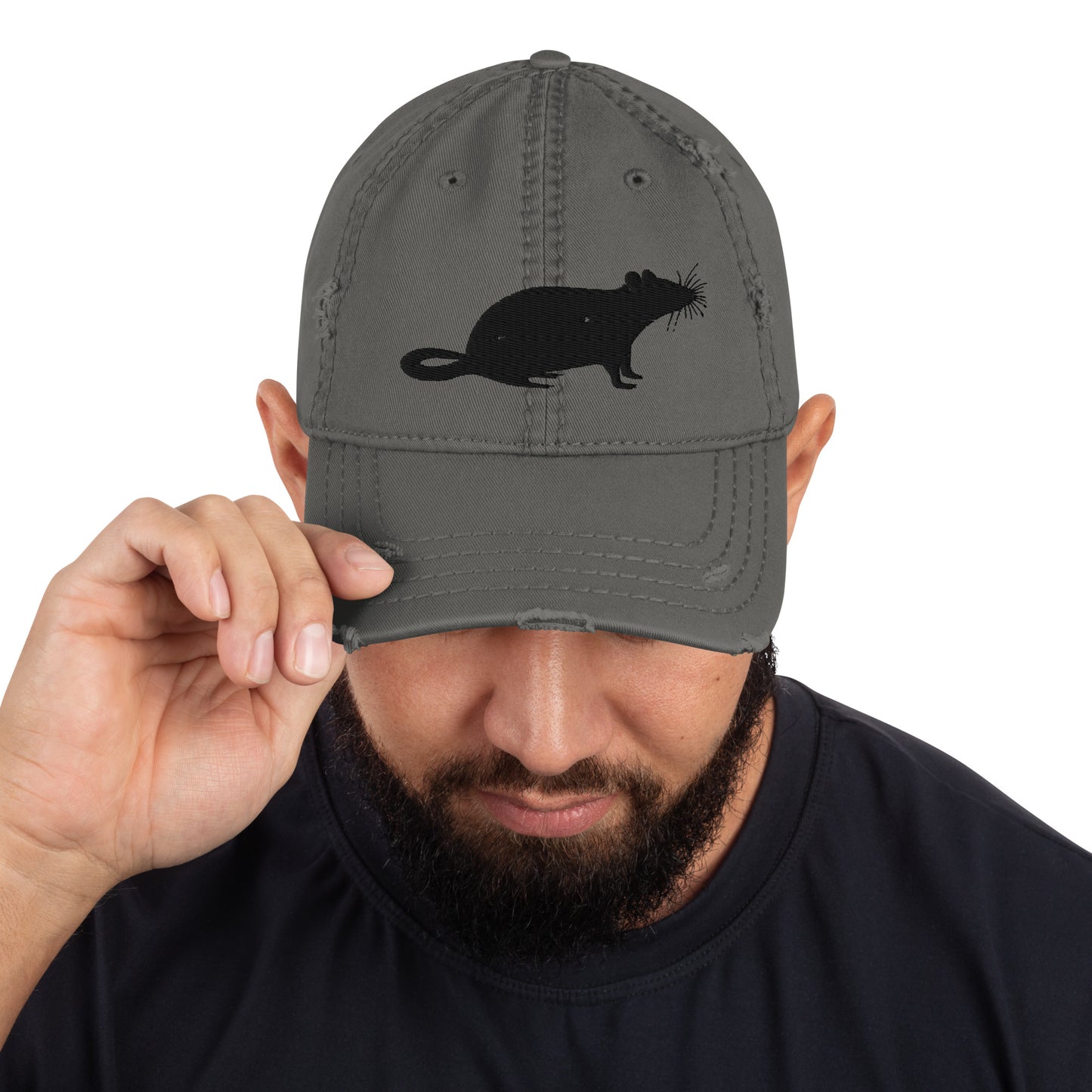 RAT PROUD-Distressed Dad Hat
