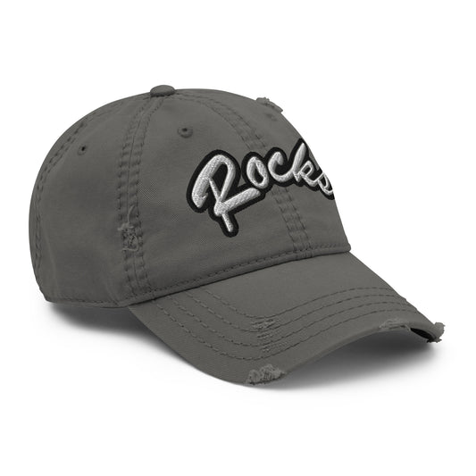 ROCKS logo-Distressed Dad Hat