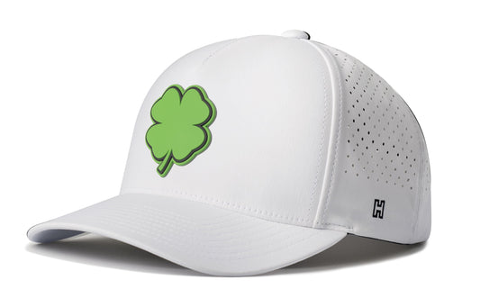 Four Leaf Clover Performance 5-Panel Hat | St. Patrick's Day Flexfit Snapback