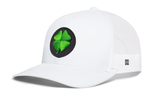 Four Leaf Clover Trucker Hat | St. Patrick's Day Snapback