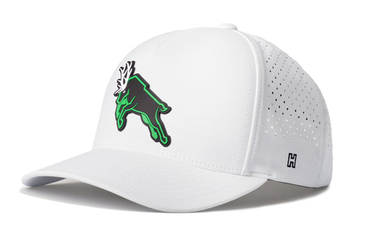 Green Buck Performance 5-Panel Hat | Stag Flexfit Snapback