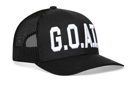 G.O.A.T. Trucker Hat | Black GOAT Snapback