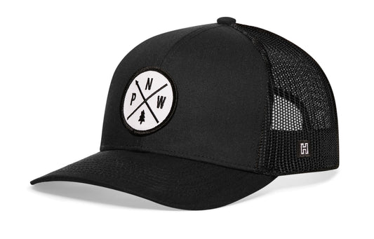 PNW Trucker Hat | Black PNW X Snapback