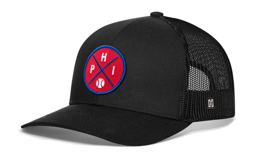 Philadelphia Trucker Hat | PHI X Baseball Snapback