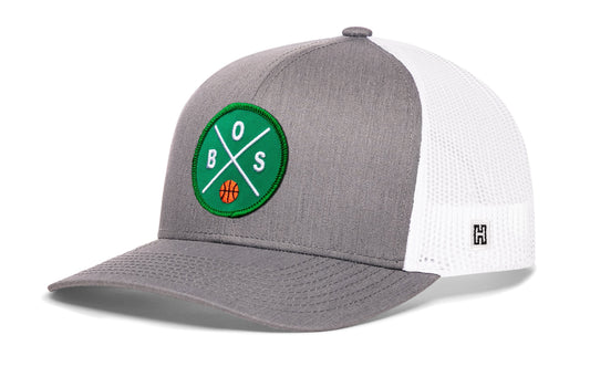 Boston Trucker Hat | BOS X Basketball Snapback