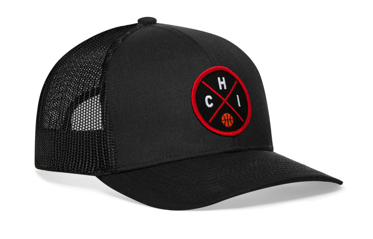 Chicago Trucker Hat  |  CHI X Basketball Snapback