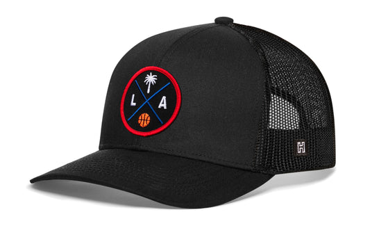 Los Angeles Trucker Hat | LA X Basketball Snapback