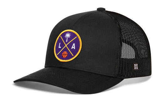 Los Angeles Trucker Hat | LA X Basketball Snapback